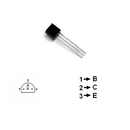 TRANZISTOR PNP 150V 0,05A 1W 200MHZ
