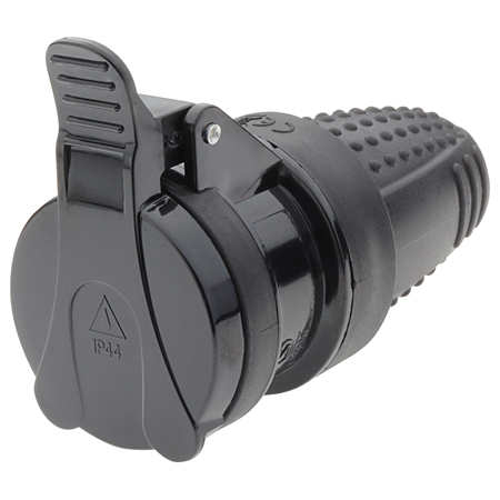 STECKER MAMA IP44 16A MAX 3500W - NEGRU