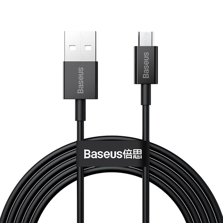 CABLU USB - MICROUSB 2A 10W 2M BASEUS - NEGRU