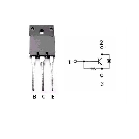 TRANZ NPN COMUT. 12A 45W IZOLAT,CU DIODA DE PROTECTIE