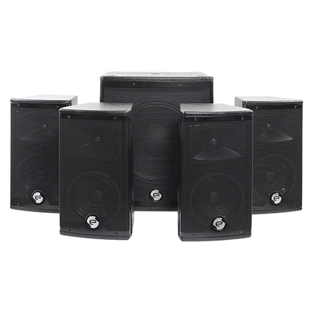 SISTEM 1 SUBWOOFER ACTIV 270W + 4 SATELITI 12