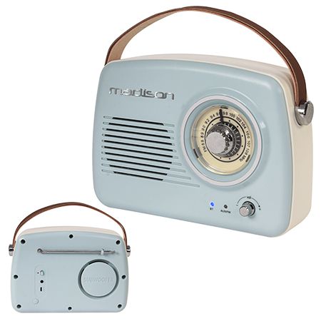 RADIO FM PORTABIL NOSTALGIA 15W CU FUNCTIE BLUETOOTH/AUX