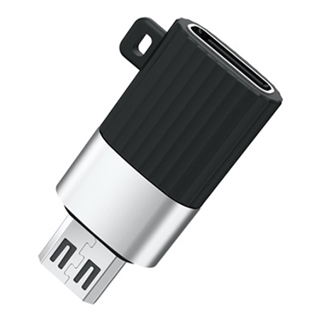 ADAPTOR MICRO USB LA TIP C - NEGRU