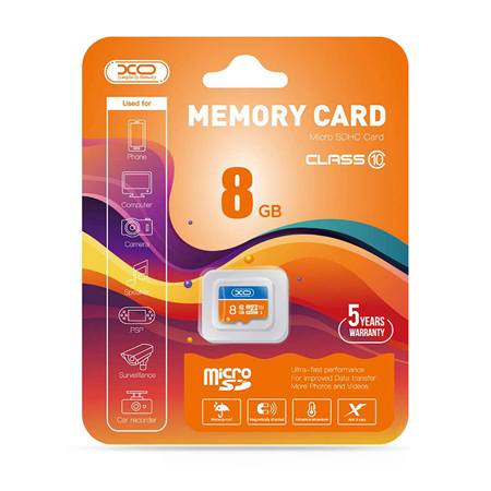 MICRO SD 8GB CL 10 UHS-1