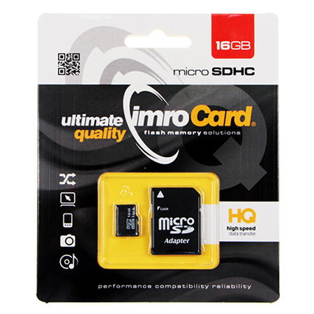 MICRO SD 16GB CL 10 UHS-1 + ADAPTOR SD