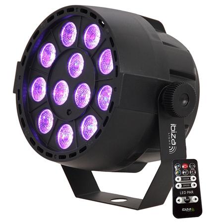 MINI PAR LED RGB DMX 12X3W