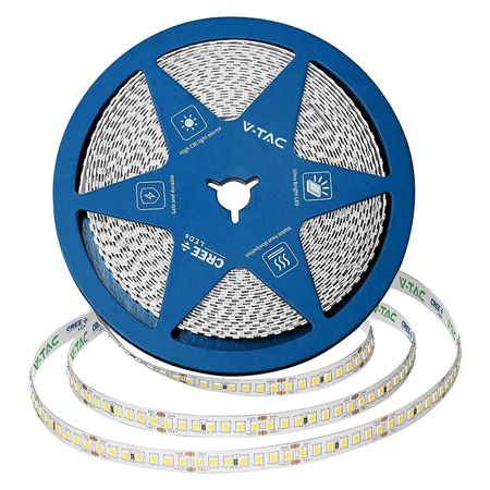 BANDA LED 8MM 12W/M 24V IP20 ROLA 10M 4000K CIP CREE