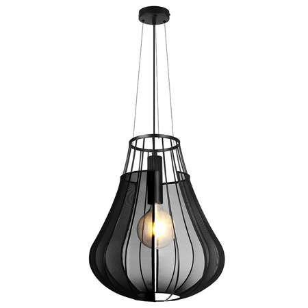 CORP ILUMINAT CU SOCLU E27 420X500MM - NEGRU MAT