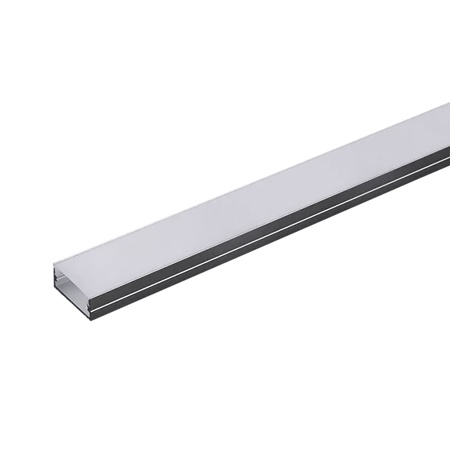 PROFIL ALUMINIU PENTRU BANDA LED 2M 23.5MM X 10MM MAT