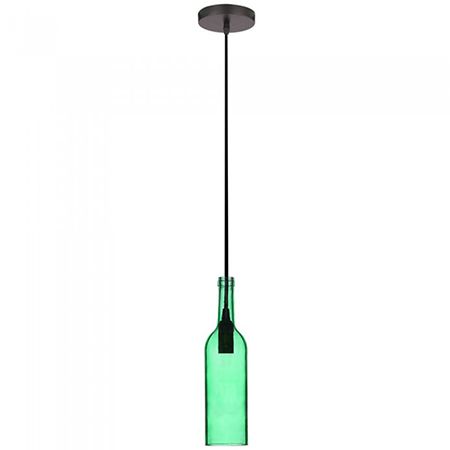PENDUL TAVAN MODEL STICLA VIN CULOARE VERDE
