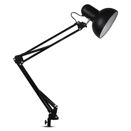 LAMPA BIROU BRAT AJUSTABIL SOCLU E27 - NEGRU