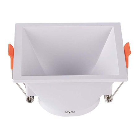 CORP SPOT GU10 PATRAT 93X93X55MM - ALB