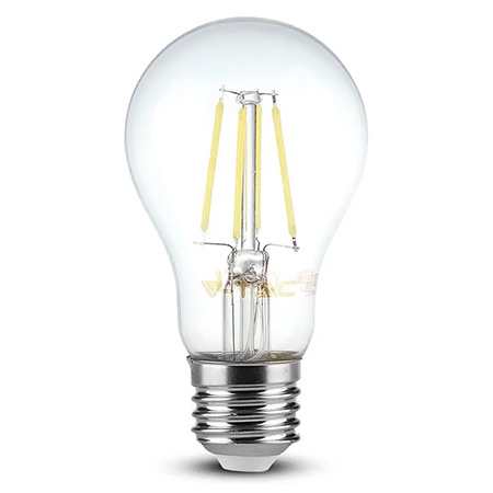 BEC LED E27 A60 4W CU FILAMENT 6400K ALB RECE