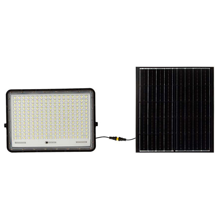 REFLECTOR CU INCARCARE SOLARA 30W 2300LM 6400K - NEGRU