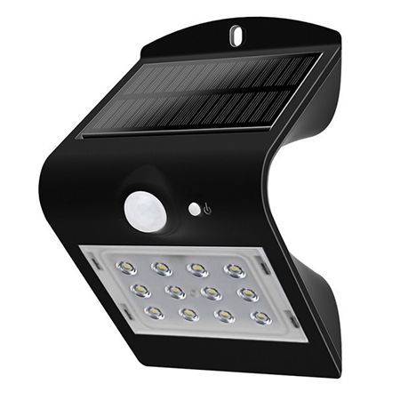 LAMPA LED SOLARA 1.5W 4000K ALB NEUTRU - NEGRU