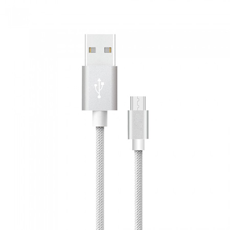 CABLU MICRO USB 1M PLATINUM EDITON - ARGINTIU