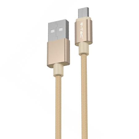 CABLU MICRO USB 1M PLATINUM EDITON - AURIU