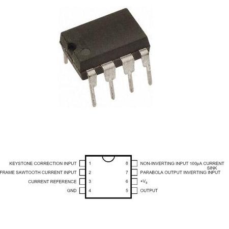 CIRCUIT CORECTIE EST-VEST TDA4950