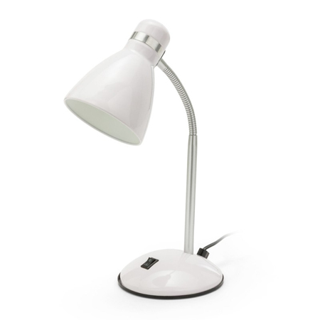 LAMPA BIROU CU SOCLU E27 - ALB