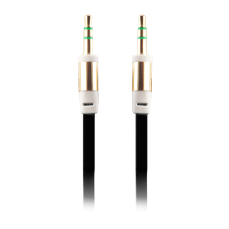 CABLU JACK 3.5MM- JACK 3.5MM 1M - NEGRU