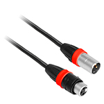 CABLU PROFESIONAL DMX IP65 XLR TATA - XLR MAMA 10M