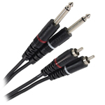 CABLU 2X JACK 6.35 TATA MONO - 2RCA TATA 3M