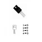 TRANZISTOR MOSFET CANAL N 4A 75W BUZ90AF