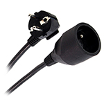 CABLU EXTENSIE(CUPLA) 20M (3GX1.5MM) - NEGRU