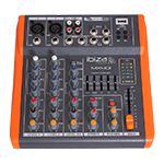 MIXER 4 CANALE CU EGALIZATOR, EFECTE SI USB