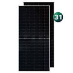 PALET 31BUC DE PANOURI FOTOVOLTAICE MONO 620W 2382X1134X35MM