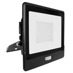 REFLECTOR LED SMD 50W 6400K IP65 CU SENZOR MISCARE -NEGRU