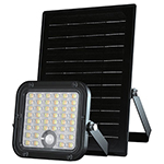 REFLECTOR CU INCARCARE SOLARA 10W 1500LM 4000+6400K - NEGRU