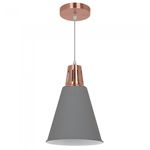 CORP SUSPENDAT PENTRU ILUMINAT MAX 60W IP20 CULOARE GRI/CUPRU