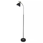 LAMPADAR 1540MM SOCLU E27 - NEGRU/CROM