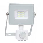 REFLECTOR LED SMD 10W 6400K IP65 CU SENZOR MISCARE - ALB