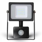 REFLECTOR LED SMD 10W 6400K IP65 CU SENZOR MISCARE NEGRU