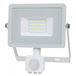 REFLECTOR LED SMD 20W 6400K IP65 CU SENZOR MISCARE - ALB