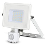 REFLECTOR LED SMD 30W 4000K IP44 CU SENZOR MISCARE - ALB