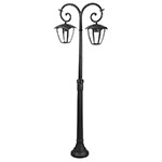 CORP ILUMINAT GRADINA NEGRU IP44 2XE27 141CM