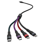 CABLU 4IN1 TIP C - MICROUSB - USB - LIGHTNING 1.2M