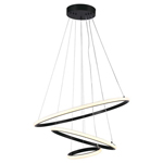 CANDELABRU LED 32W 3000K 60X40X100CM - NEGRU