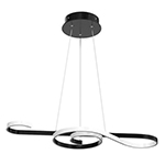 CANDELABRU LED 18W 3000K 70X100CM - NEGRU