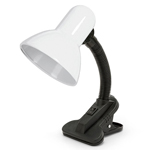 LAMPA CU PRINDERE TIP CLAMA CU SOCLU E27 - ALB/NEGRU
