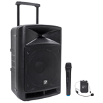 BOXA PORTABILA 12''/30CM + TWEETER 250W BT/USB/FM/SD + 2MIC VHF