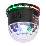 EFECT UFO ASTRO LED RGB 3W CU DIFUZOR INCORPORAT, BLUETOOTH, NEGRU